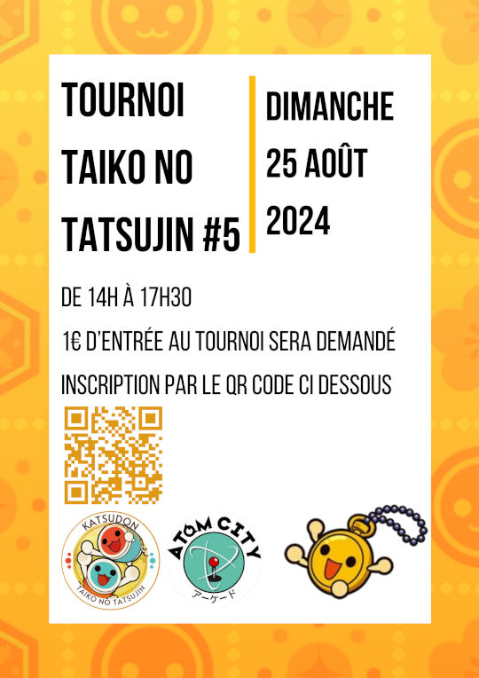 Affiche du tournoi qui reprend les informations indiquées sur cette page