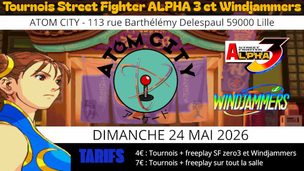 Affiche du ranking Alpha 3 et Windjammers